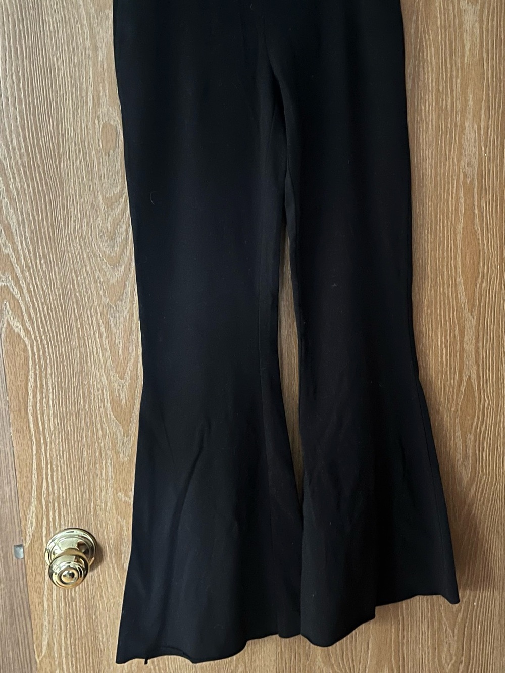 Zenana black flare leggings